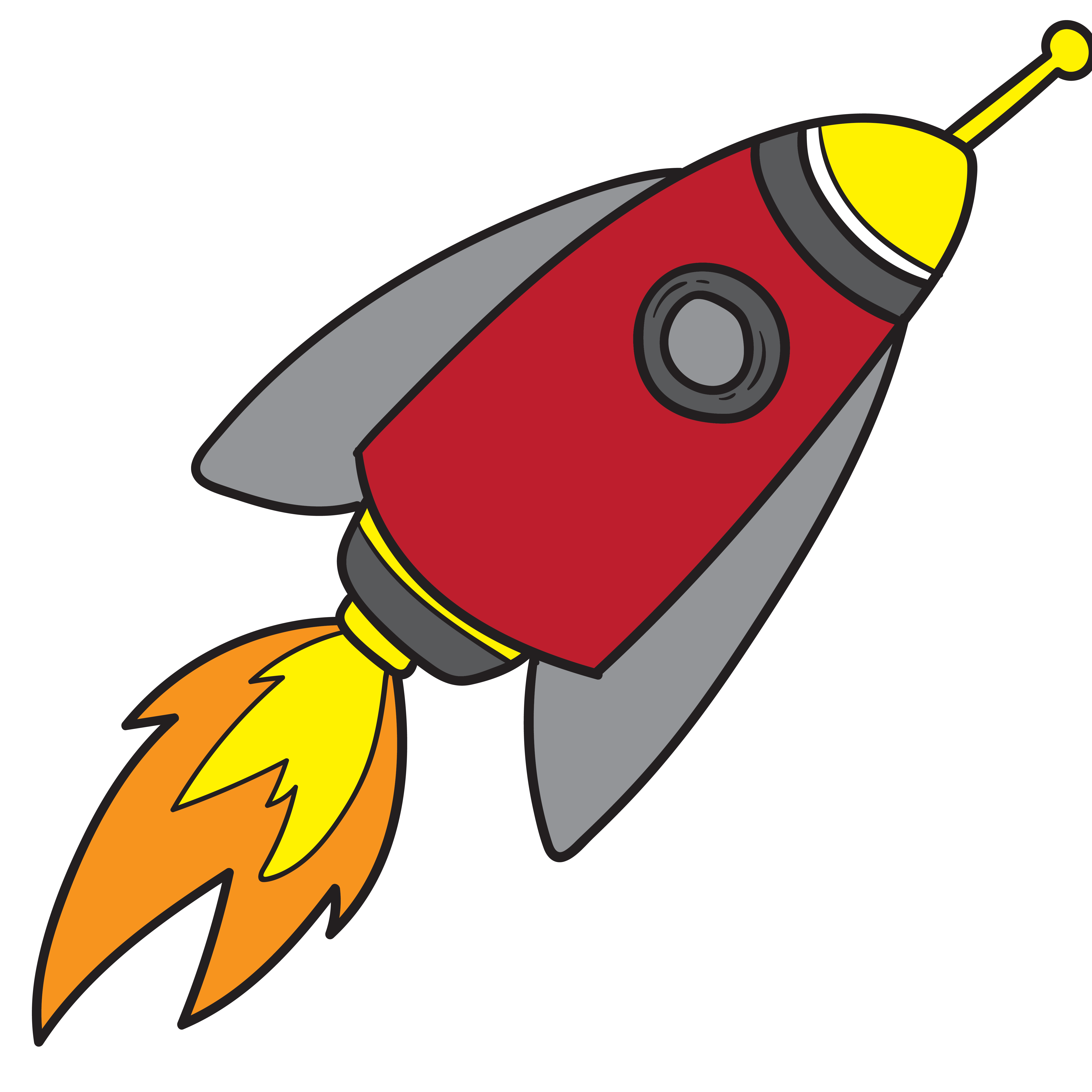 Micro Startup rocket logo